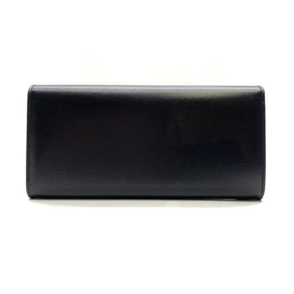 Celine Triomphe Shiny Calfskin Long Wallet Black - Picture 3 of 10